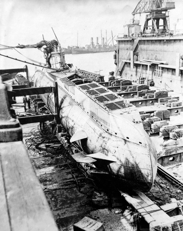  This deadly German U-Boat ran into the ground off and was captured before being towed up the Thames