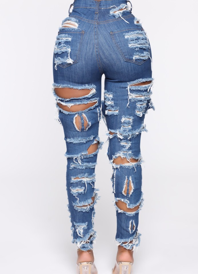 Fans are loving Fashion Nova’s distressed denim jeans