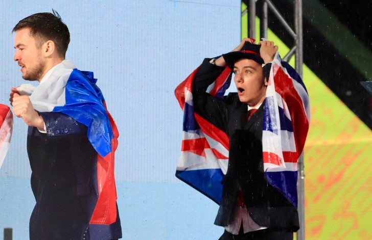  The British team scooped up 19 medals at the Skills Olympics