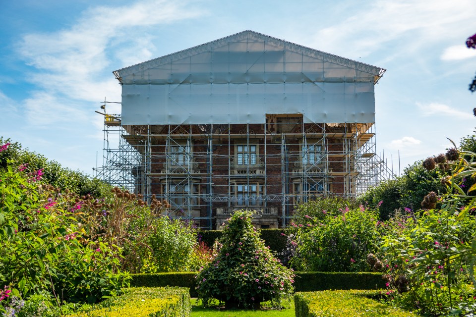  The building work to the roof is the first time it has been examined in almost 150 years