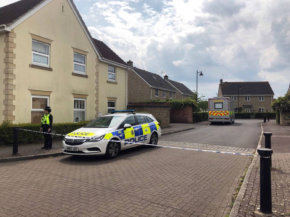  The scene where the body of Ellie Gould was discovered at Springfield Drive