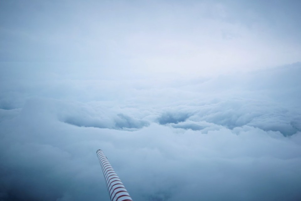  The eye of Dorian during a daring recon mission by the National Oceanic and Atmospheric Administration