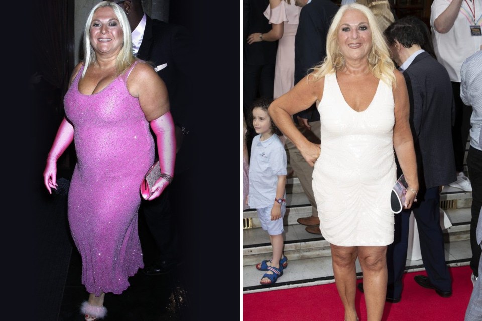  Vanessa Feltz has shown off her dramatic weight loss after getting a gastric band