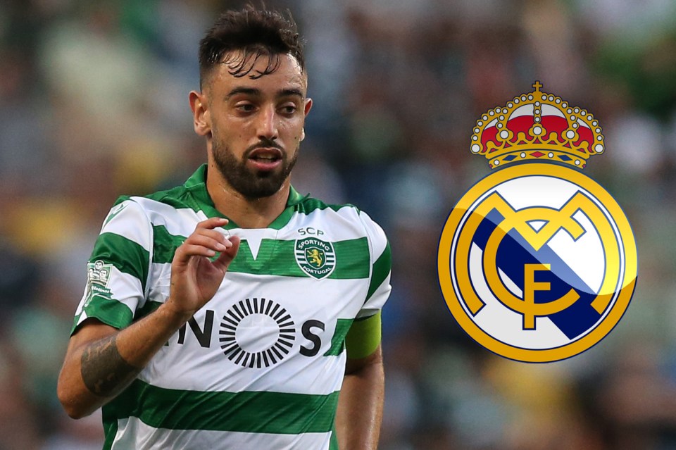  Real Madrid have turned their attention to Bruno Fernandes