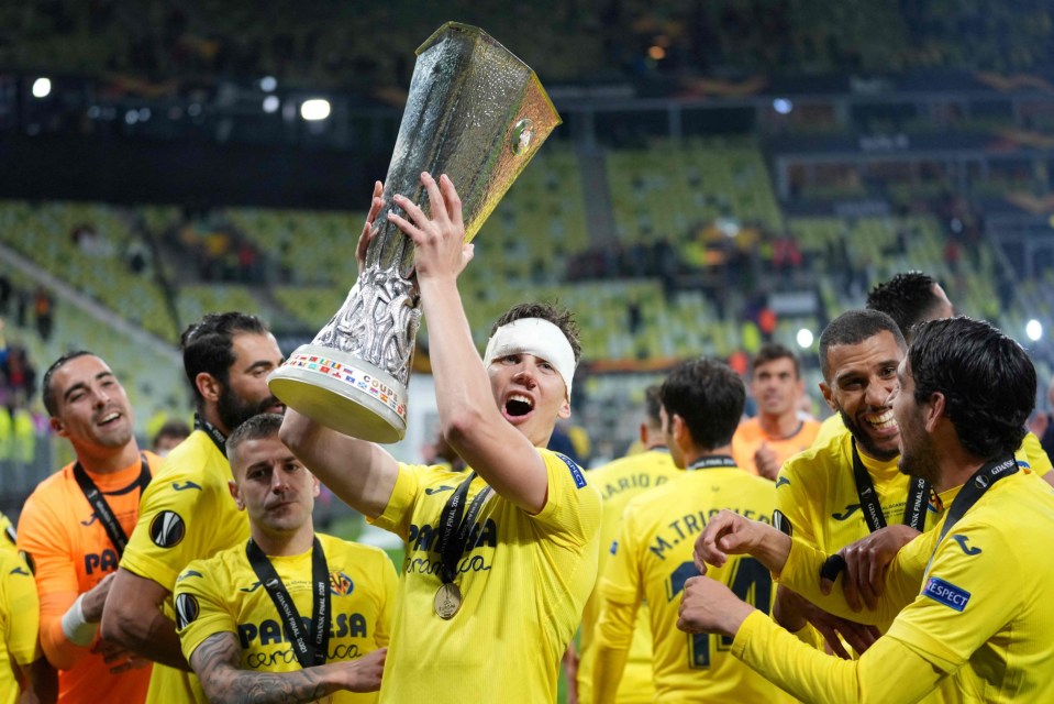  Villarreal won the Europa League with a win over Manchester United