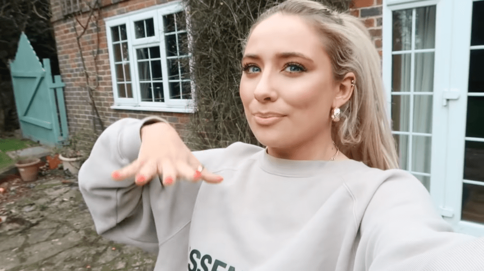  The YouTube star showed off her huge garden and revealed plans to install a pool