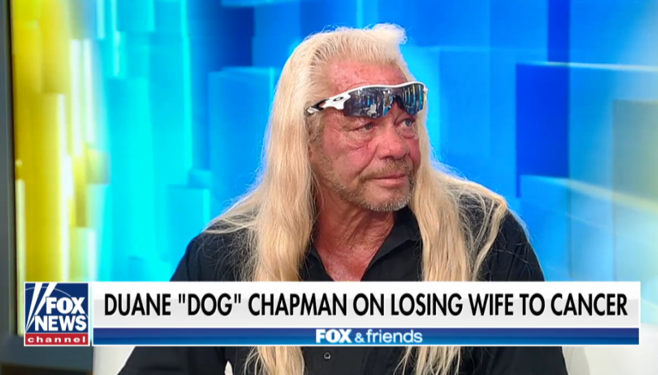  Duane 'Dog' Chapman fought back tears as he discussed his late wife Beth Chapman