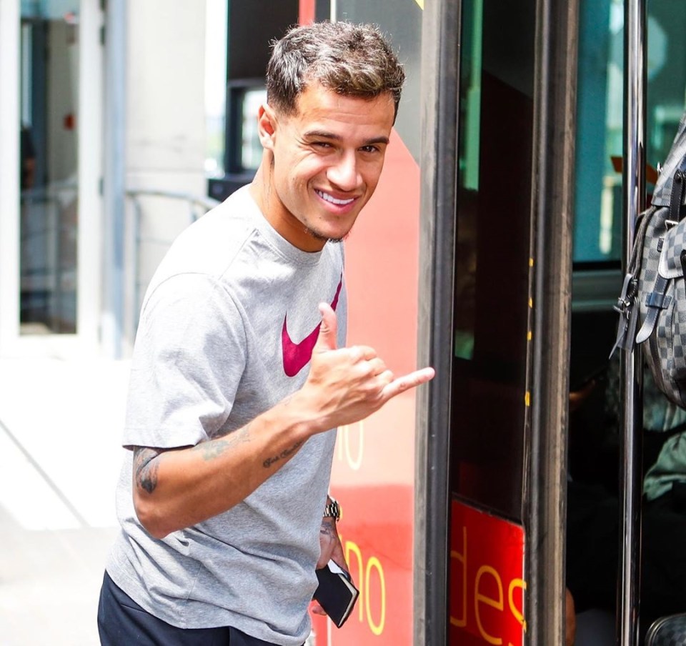  Barcelona star Coutinho is understood to be available on loan