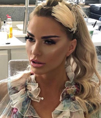  Katie Price has been accused of looking like a wax work after posting her latest pic