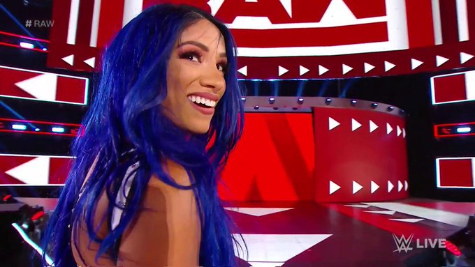  Sasha Banks ended her WWE exile in stunning fashion on Monday Night Raw