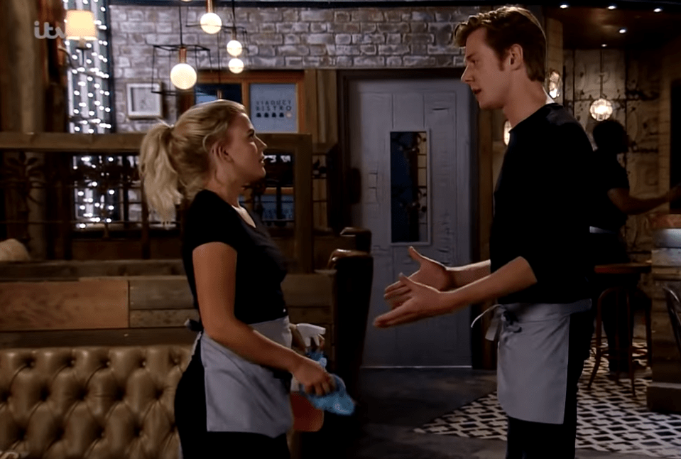 Daniel takes his frustrations out on Bethany in Coronation Street