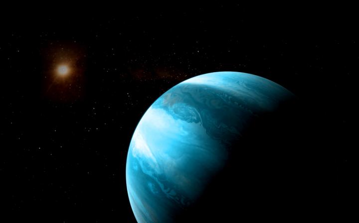  An artist's impression of the mysterious new planet GJ 3512b