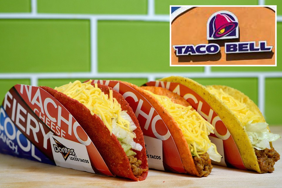  Popular US fast food chain Taco Bell is set to remove ten items from its menu - including some of its tacos