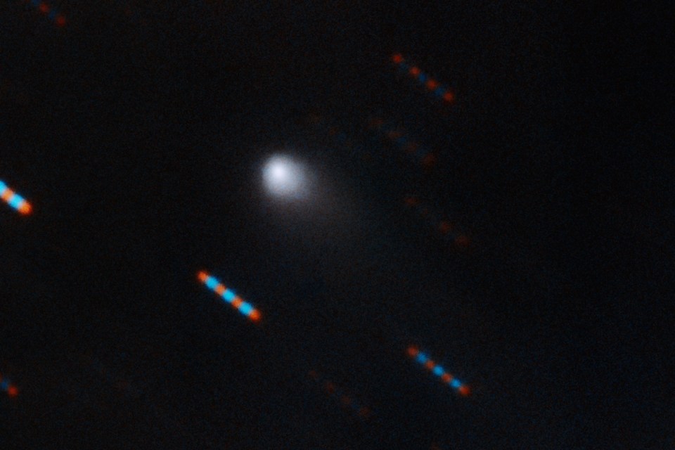  This is the first colour-composite image of the interstellar object, published September 16