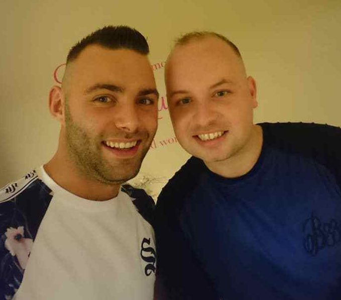  Aaron and his partner Matthew Moore were hoping to travel to Cyprus for their wedding in two weeks' time but have been left in limbo