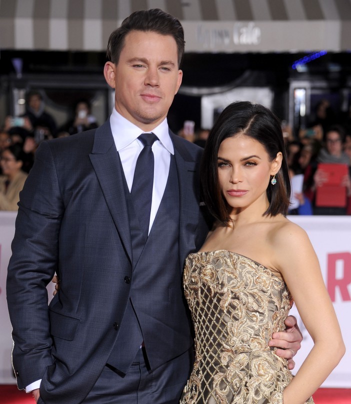  Channing and Jenna at the premier of Hail Caesar!