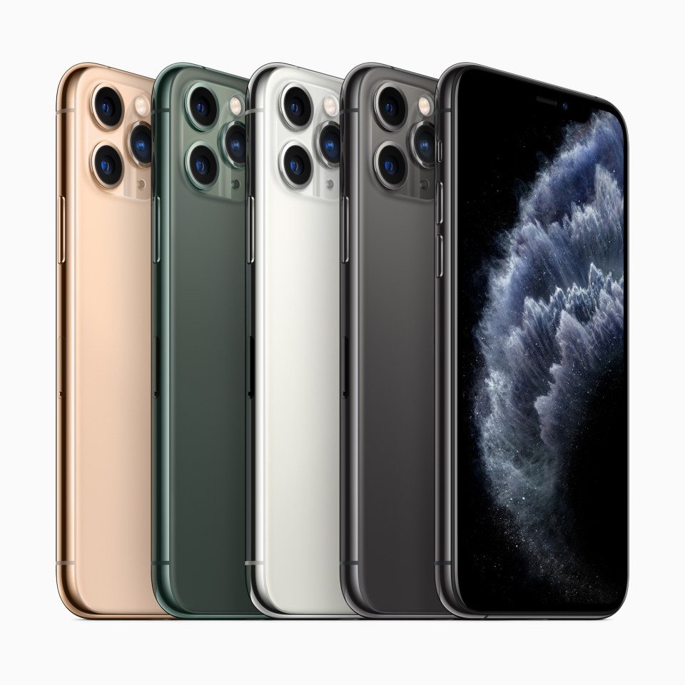  The iPhone 11 Pro is available in four different colours