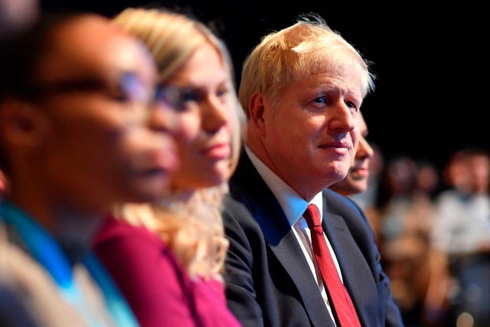  Boris watching Sajid's speech this afternoon