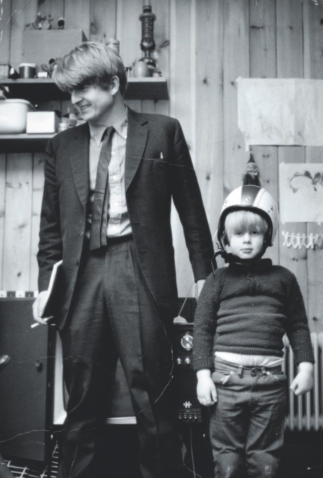  Boris with father Stanley as a child