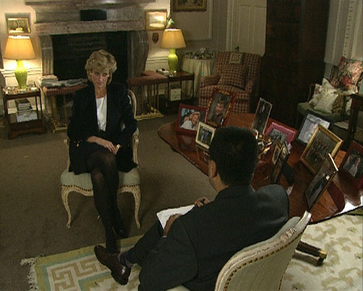  Martin shot to fame when he interviewed Princess Di in 1995