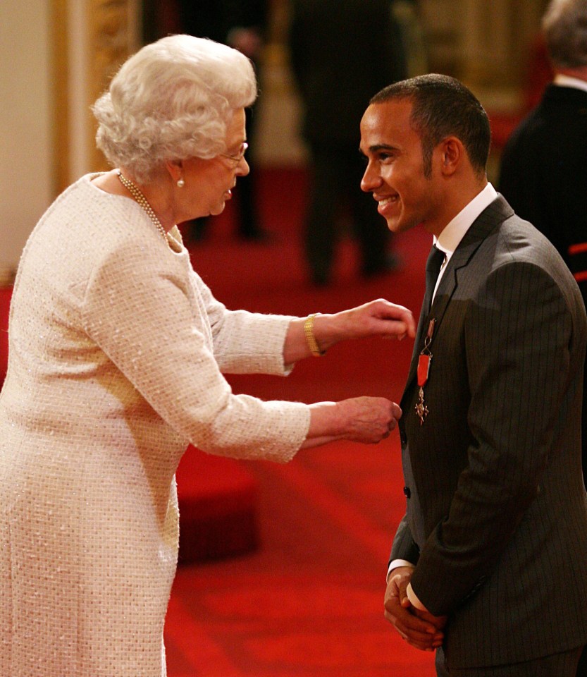 The Queen gave Lewis Hamilton a dressing down over his table manners in 2010, he has revealed