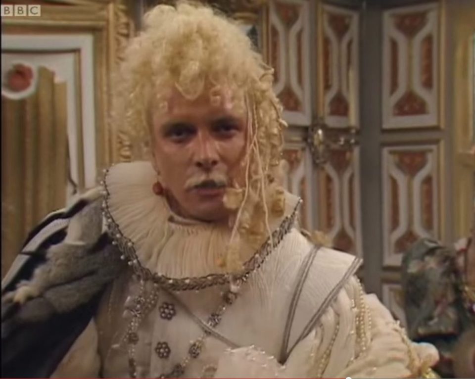  Comedy legend Rik Mayall appeared in Blackadder as Lord Flashheart