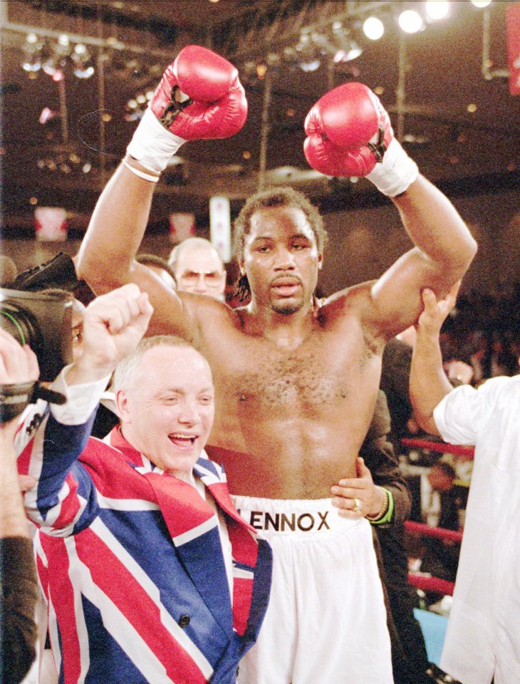  As Frank, she managed undisputed heavyweight champion Lennox Lewis