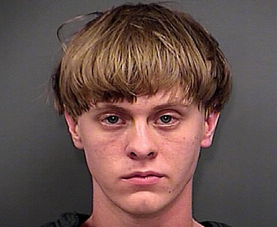 The bowlcut like Dylann Roof's has also been added as symbol