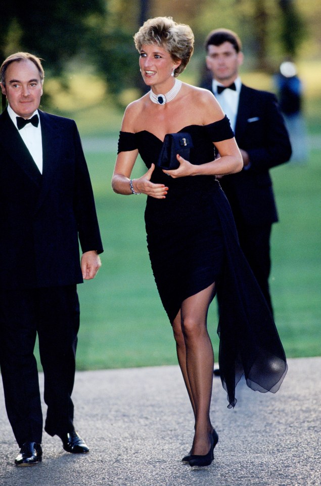  Princess Diana wore her iconic revenge dress to a charity do at the Serpentine Gallery in 1994