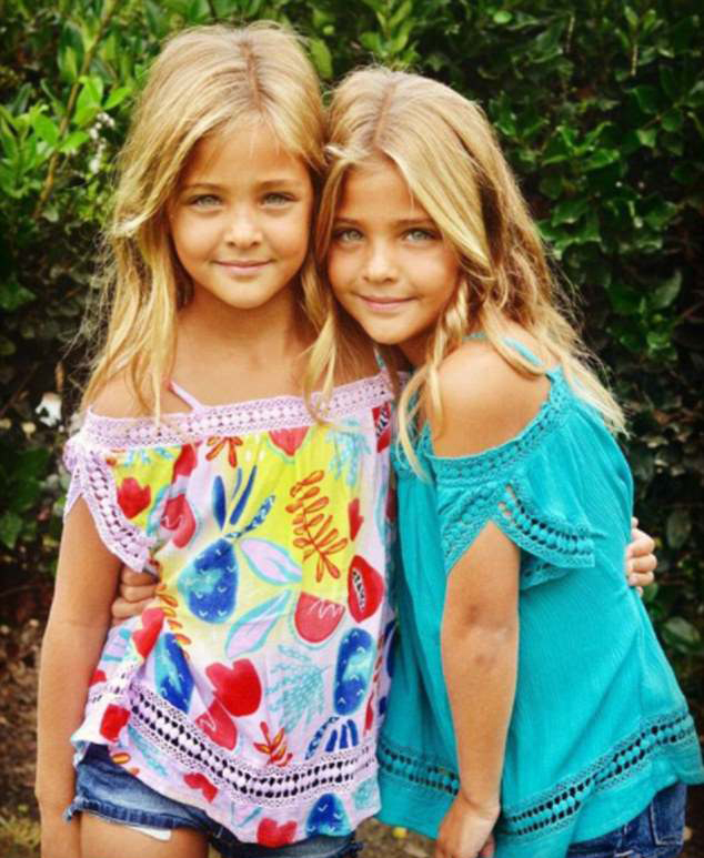  The famous Clements twins are often referred to as "the most beautiful girls in the world"