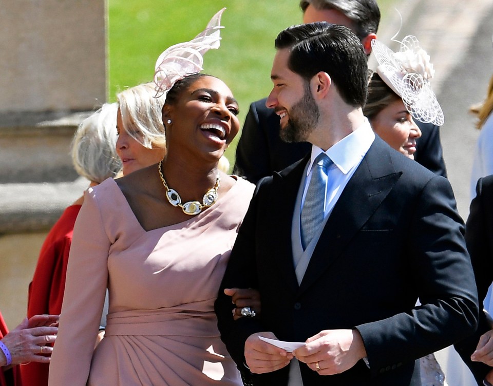  Serena and husband billionaire Reddit co-founder Alexis Ohanian were invited to Meghan and Prince Harry's royal wedding in May 2018