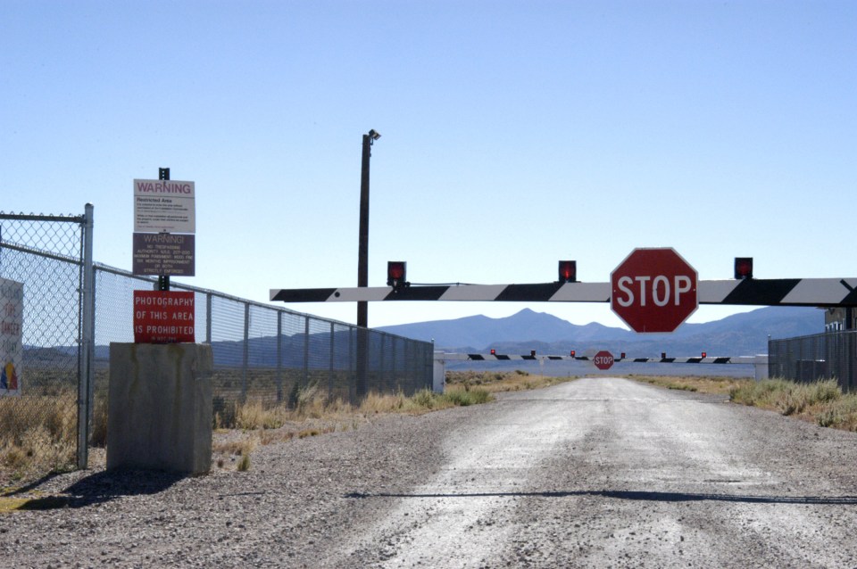  Warning signs are posted all over the perimeter of Area 51