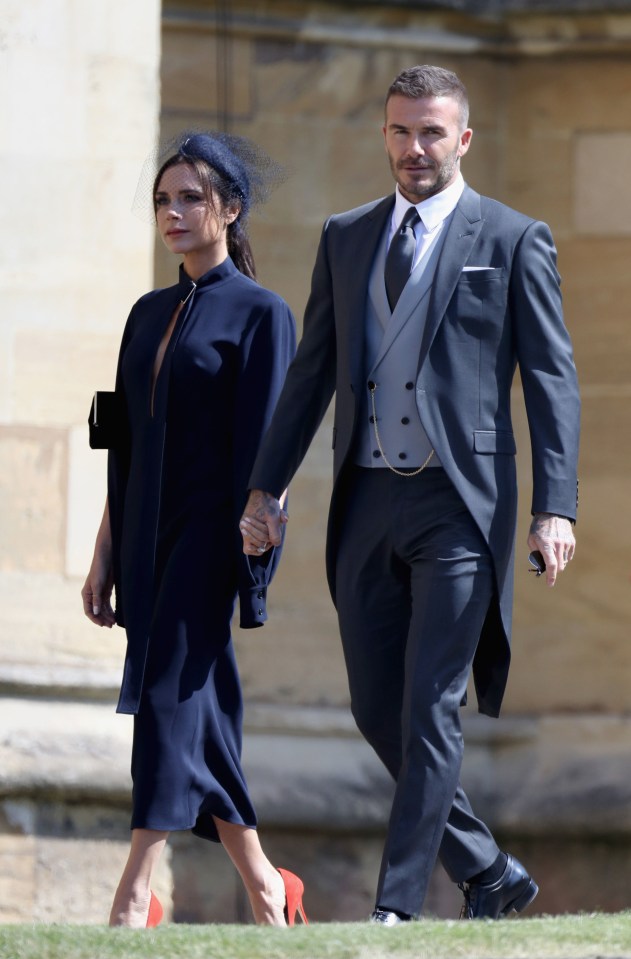 Victoria and husband David attended pal Meghan’s royal wedding last year