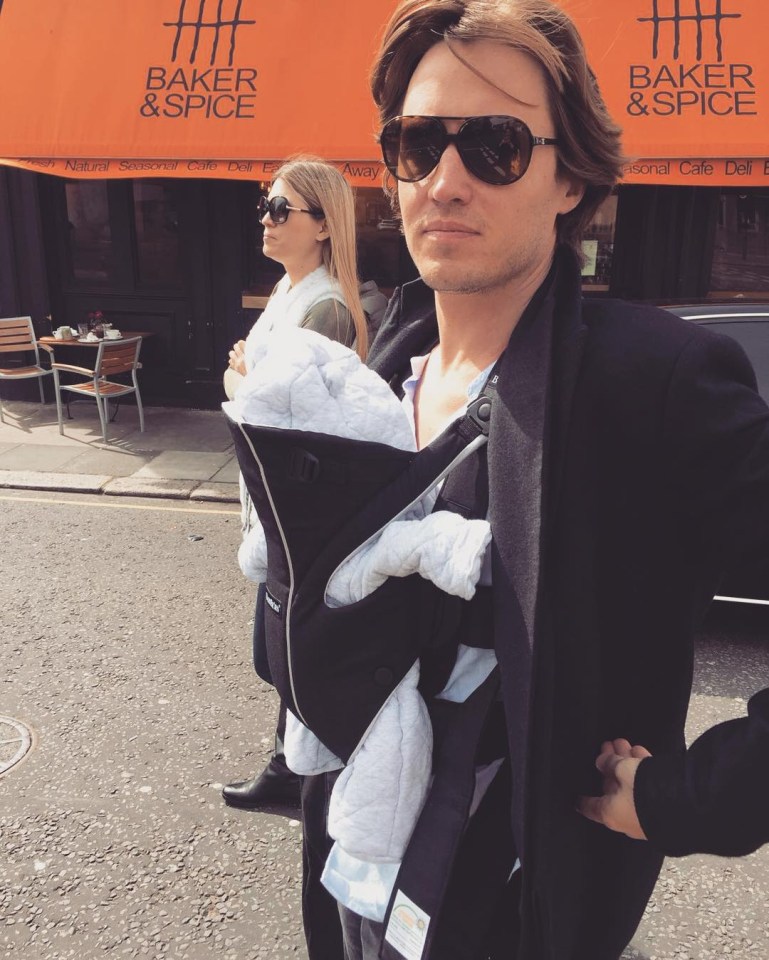  Edoardo is dad to a two-year-old son called Christopher 'Wolfie' Woolf, who he had with his stylish former fiancé