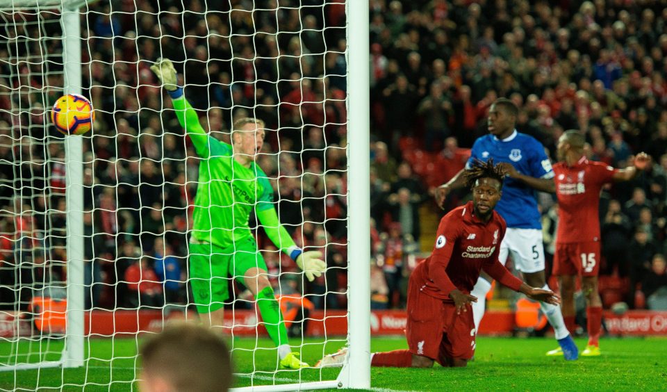 Origi scored the winner against Everton in the Merseyside derby last season