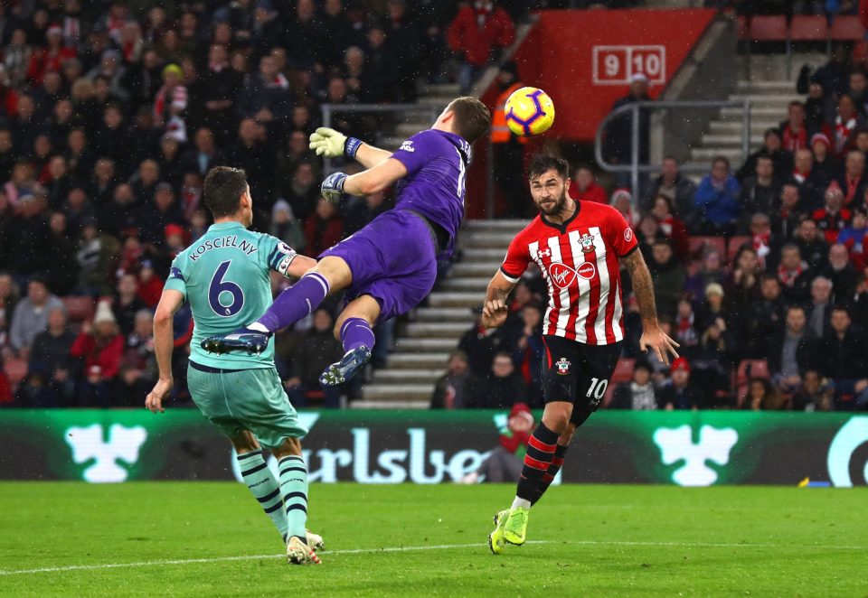  A Leno goof ended Arsenal's unbeaten run last season