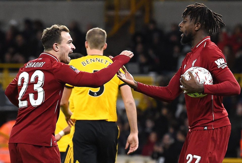 Wolves are now struggling since Origi found the net in an FA Cup tie