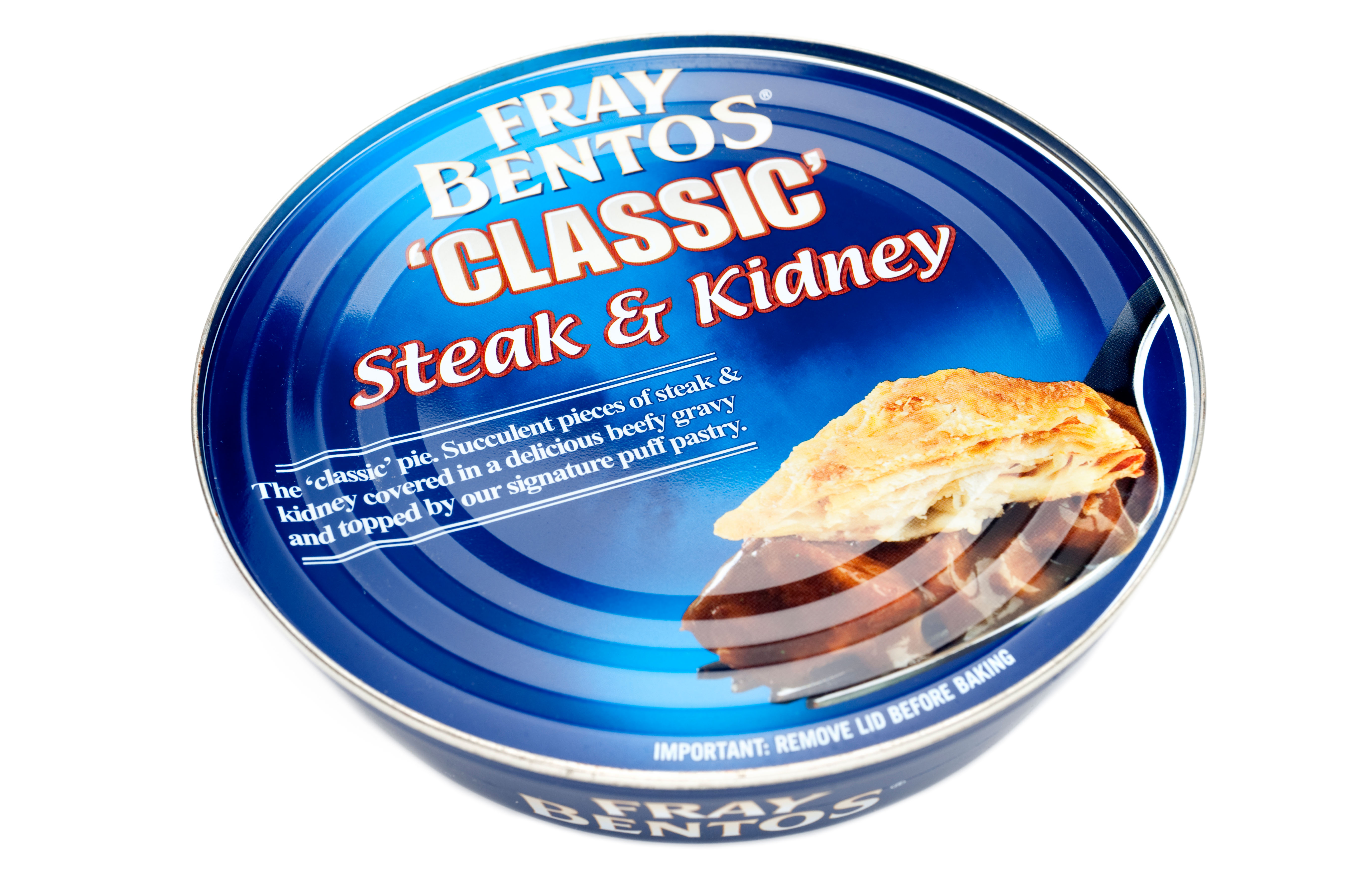 The brand is famous for their Steak and Kidney, Minced Beef and Onion and Chicken and Bacon pies