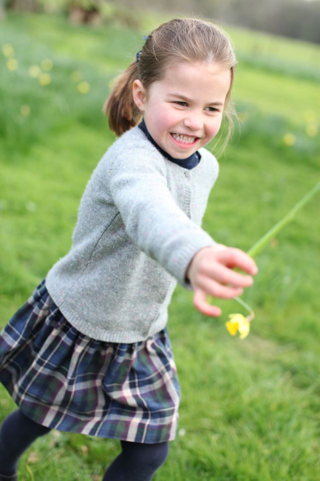  Princess Charlotte is said to be a tomboy who loves climbing trees