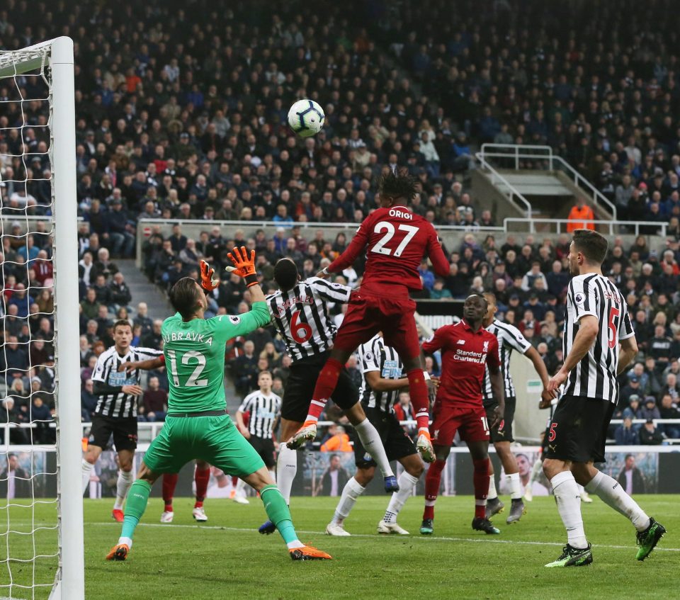 Origis winning header against Newcastle saw the Toon Army lose Rafa Benitez and become relegation favourites