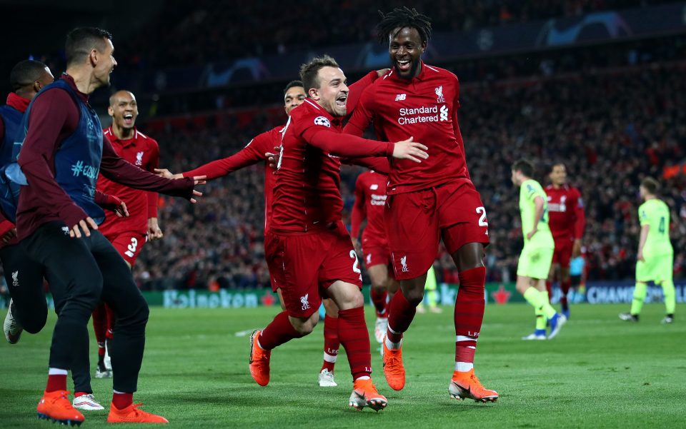  Liverpool produced one of the most famous Champions League comebacks of all time