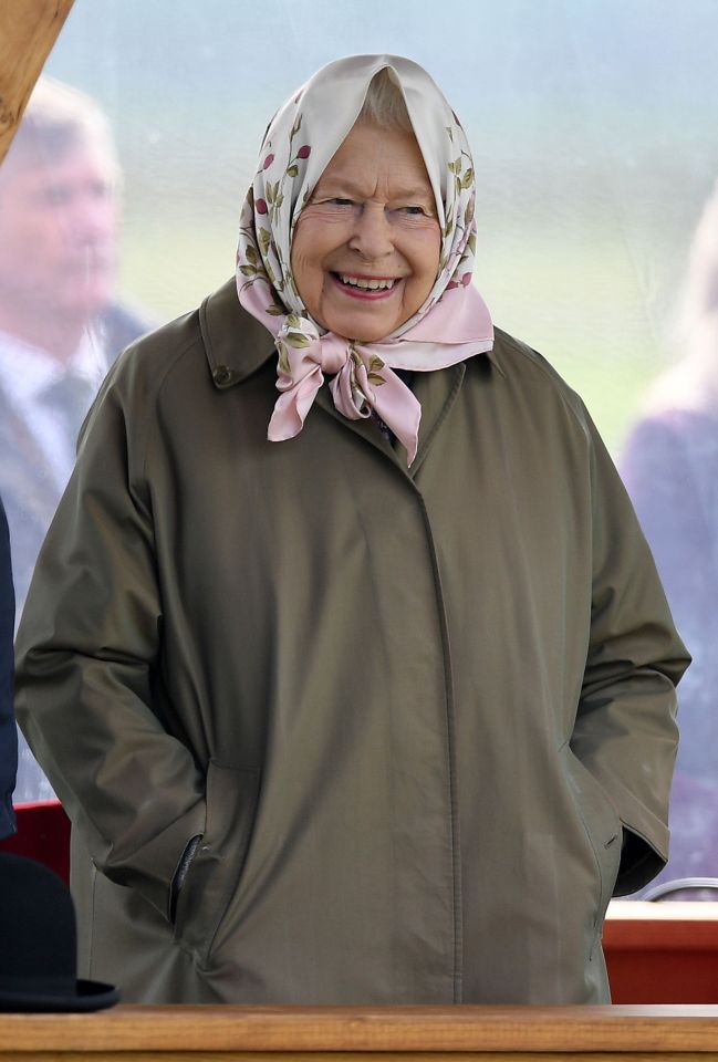  The Queen at the annual Royal Windsor Horse Show earlier this year