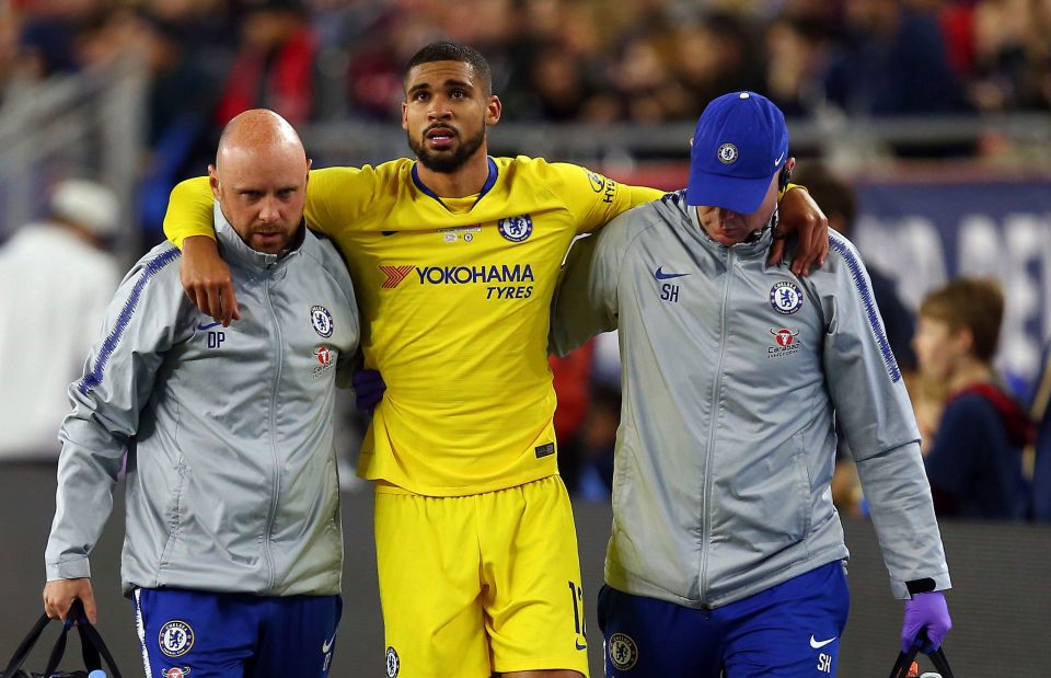  Loftus-Cheek was injured in a pre-Europa League final friendly in the USA