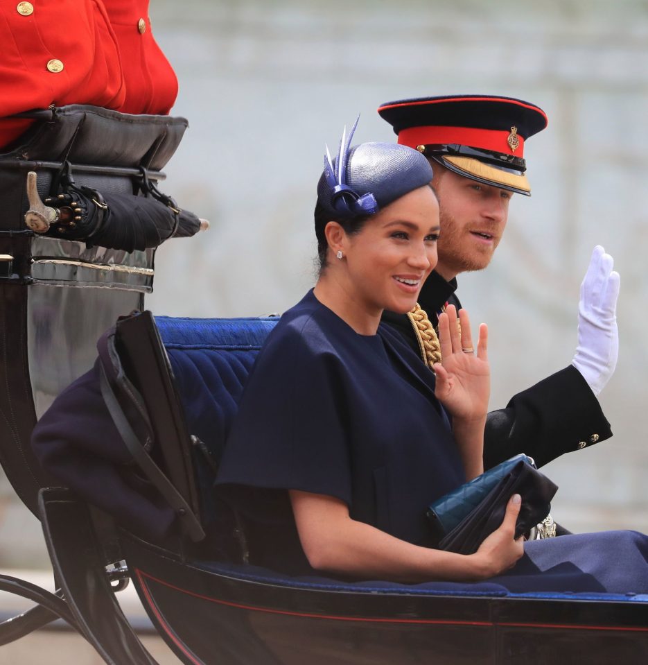  Meghan and Prince Harry on their wedding day