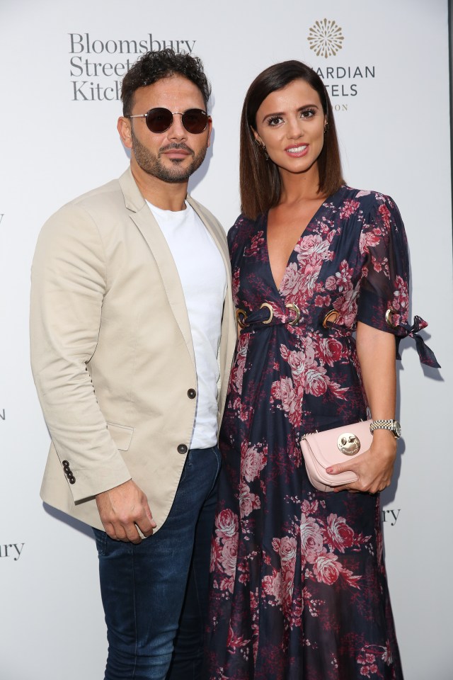  The former Towie star, 28, and her fiancé Ryan Thomas, 35, announced their baby joy last month