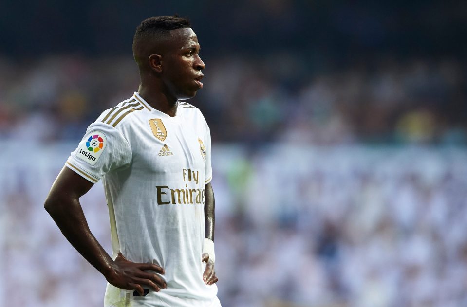  Vinicius Junior playing for Real Madrid.