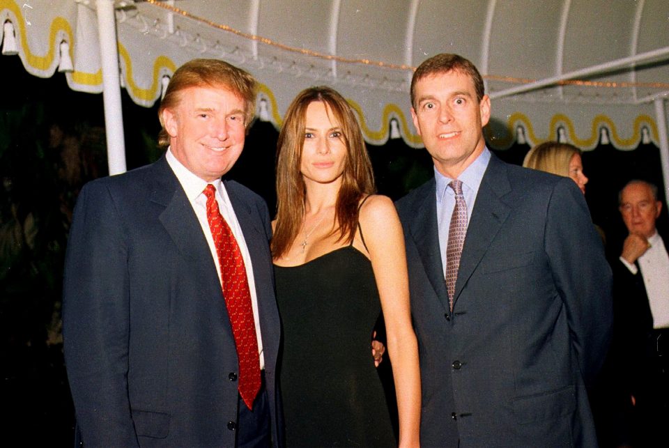  Donald Trump, his future wife Melania Knauss, and Andrew party together in Florida