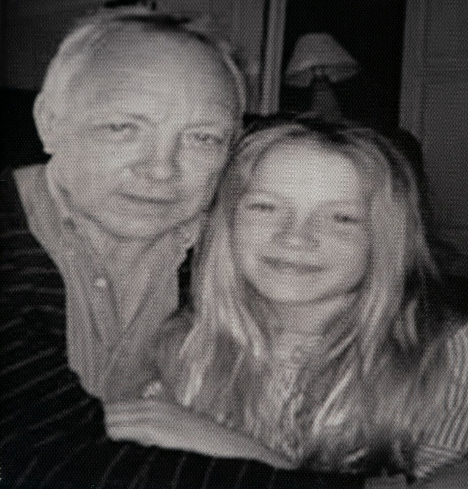  Kellie, pictured as Frank with grand-daughter Libbie, says she began feeling empty