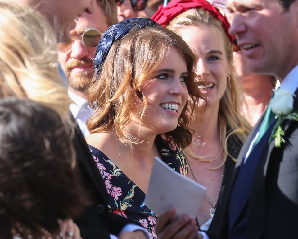  Princess Eugenie is reported to have introduced Ellie and Caspar