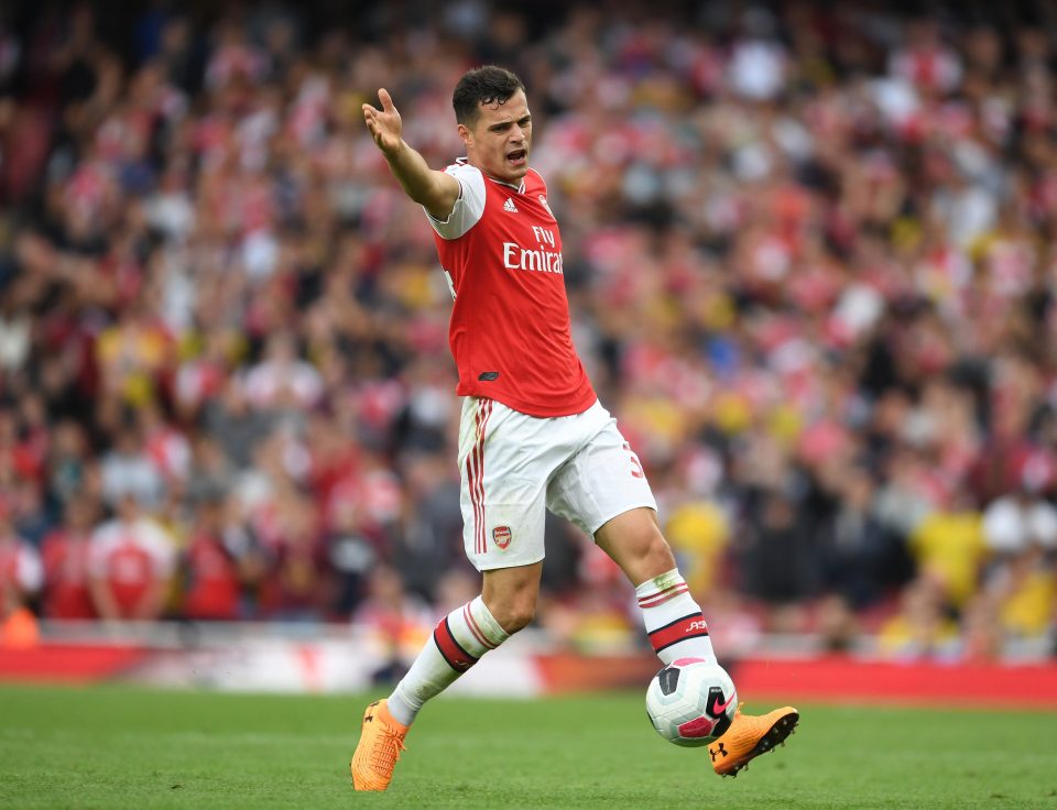  Xhaka has captained Arsenal in five of their six matches so far this season